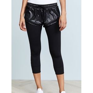 Stella Macartney x Adidas shorts with leggings